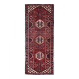 One-of-a-Kind 3'9"x9'9" Area Rug in Rust/Red/Beige