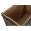 Wicker Jumbo Lined Wheeled Log Basket