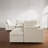 134" Wide Modular Corner Sectional with Storage Ottoman-120747530