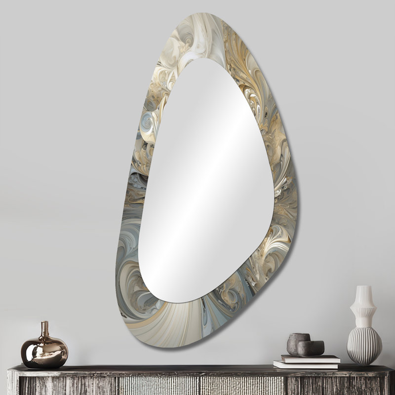 Grand miroir mural Gussie - Fractals