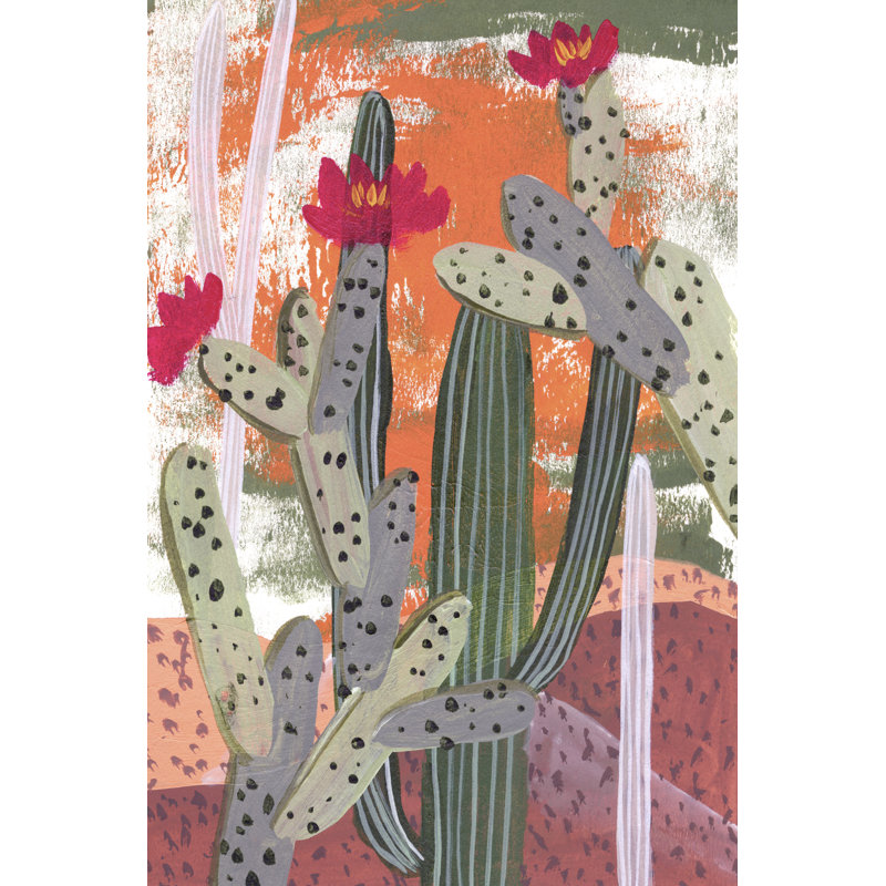 Fleurs du désert III, H 30 po x l 20 po x P 1,25 po