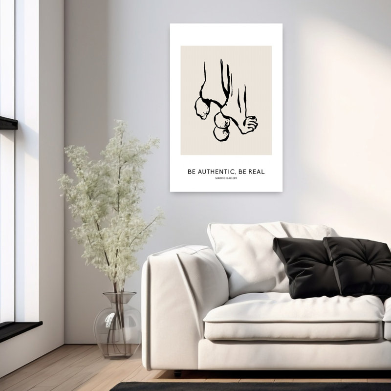 Art contemporain, art contemporain abstrait, H 36 po x l 24 po