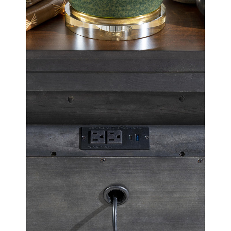Table de chevet cerise vieillie 30 po Fenmore