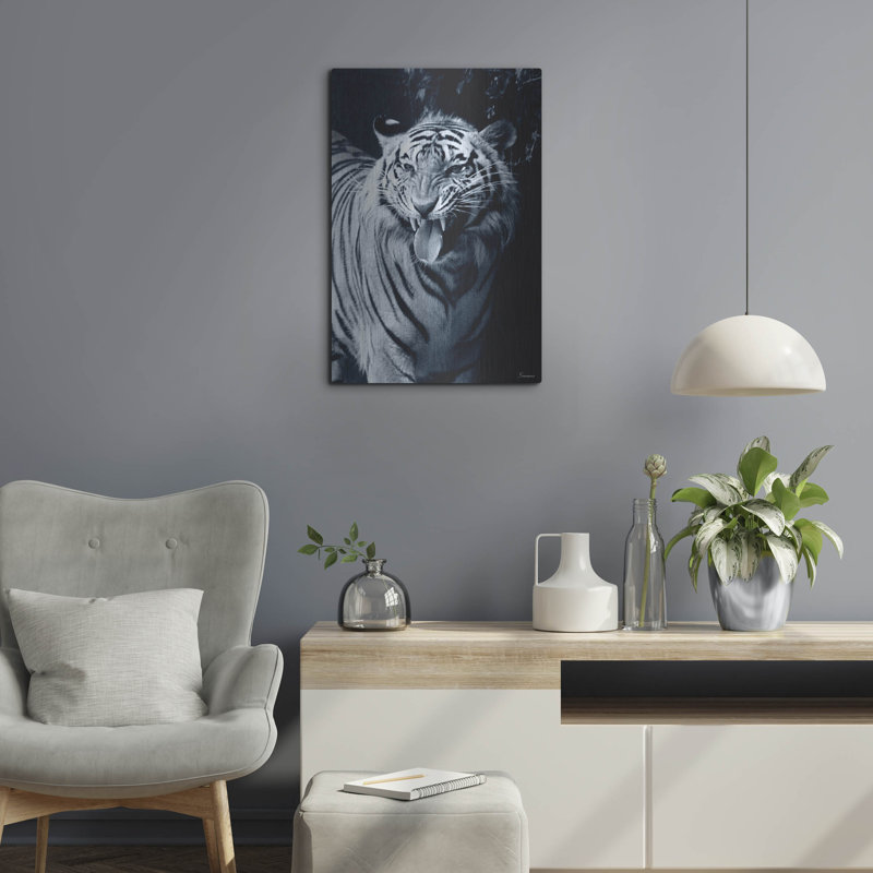 «White Tiger 2» par Gordon Semmens, H 24 po x l 16 po