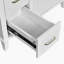 Meuble-lavabo de 30 pouces avec lavabo en céramique, tablette réglable, porte à fermeture en douceur et trois tiroirs à fermeture en douceur-1523221719