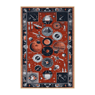 Tapis brun lavable à la machine