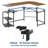 Violetrose L-Shaped Metal Base Computer Desk-16080590