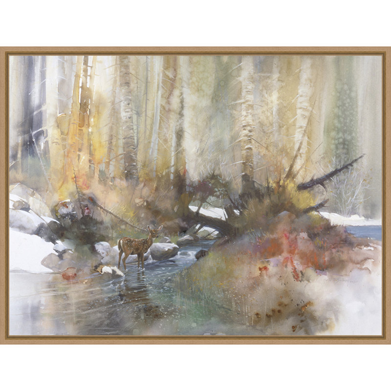 « forestières stream », reproduction encadrée Wildlife, Birds & Animals