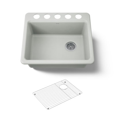 Évier de cuisine encastrable 25 po x 22 po x 9,526 po Riverby