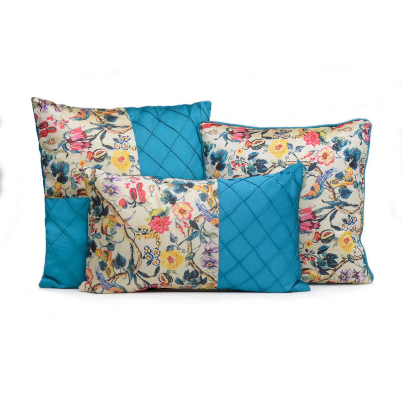 Polyester Ring Stitch Floral Comforter, King Comforter + 6 Additional Pieces