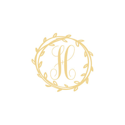 Décalcomanie murale monogramme initial Klar