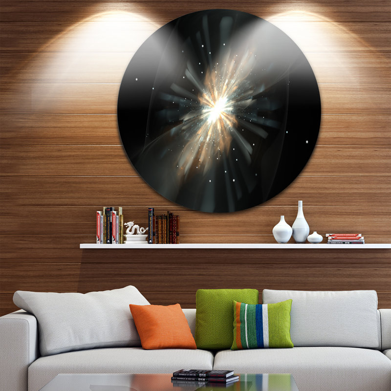 « fractal star galaxy », impression sur métal, H 38 po x l 38 po x P 1 po