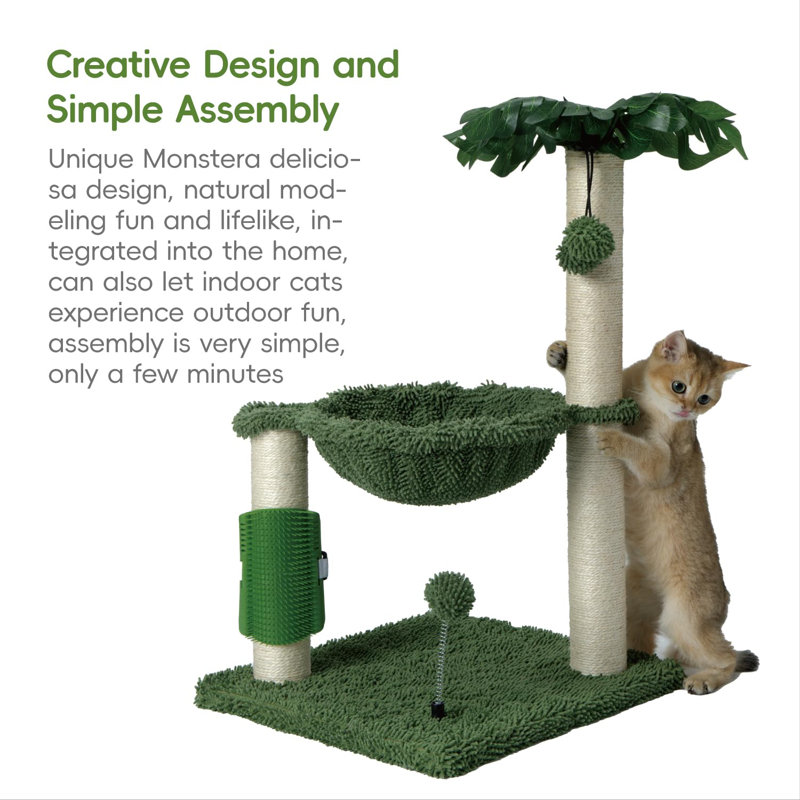 26" Small Cat Tree Tower for Indoor Kittens and Small Cats