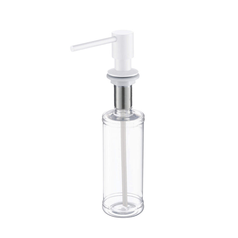 Kitchen Soap Dispenser, Matte White