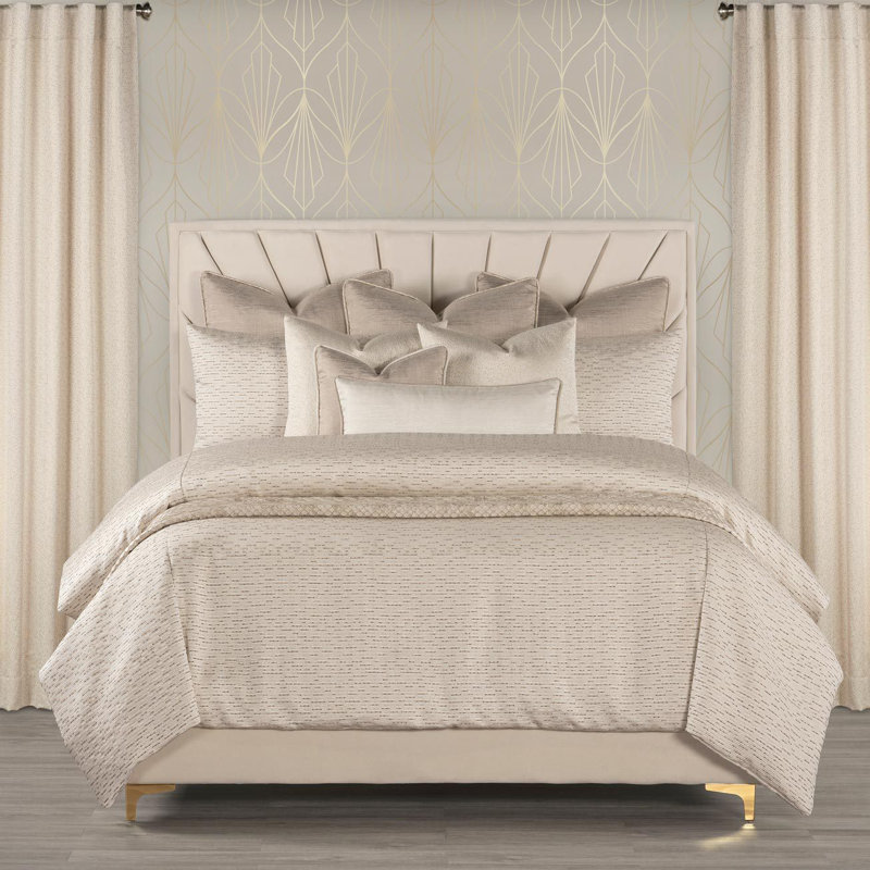 Ensemble de housse de couette à rayures Sideline, Housse de couette très grand et insert + 10 pièc