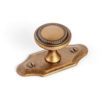 1 1/3" Mushroom Knob With Backplate(G023)