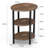 Jakwan Oval End Table with 3-Tier Storage Shelves-528880075
