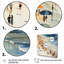 Parasol orange, jour de plage, tranquillité III - Beach People, art mural-1907998778-1907998781