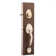 Copper Creek Handleset with Single Cylinder Deadbolt and Door Knob and Colonial Rosette