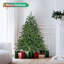 Arbre de Noël artificiel régulier (double) avec aiguilles vertes