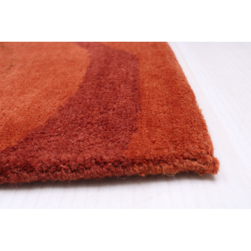 Wool Abstract Indoor Rug