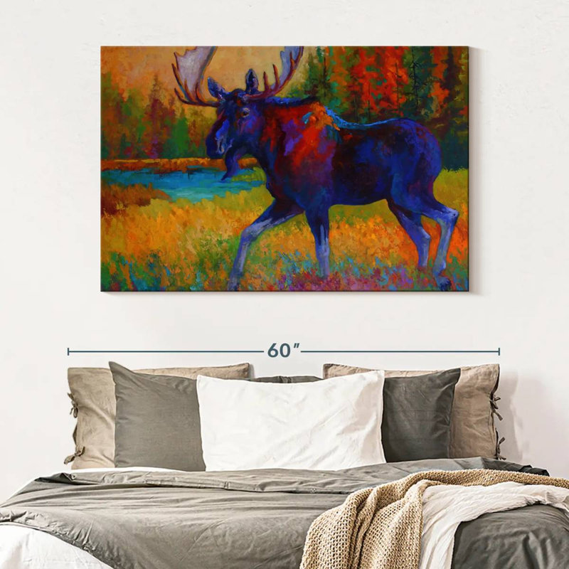 Brampt Majestic Moose, 34" H x 51" W