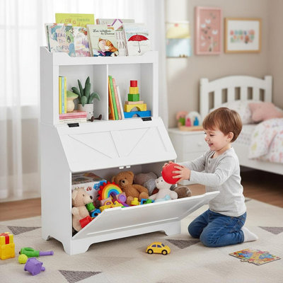121.4cm H x 79cm W Toy Storage Bookcase