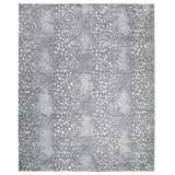 Louis Animal Print Hand-Knotted Wool/Cotton Ivory Area Rug