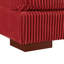 Grand canapé modulaire à double assise en velours côtelé Large Seating