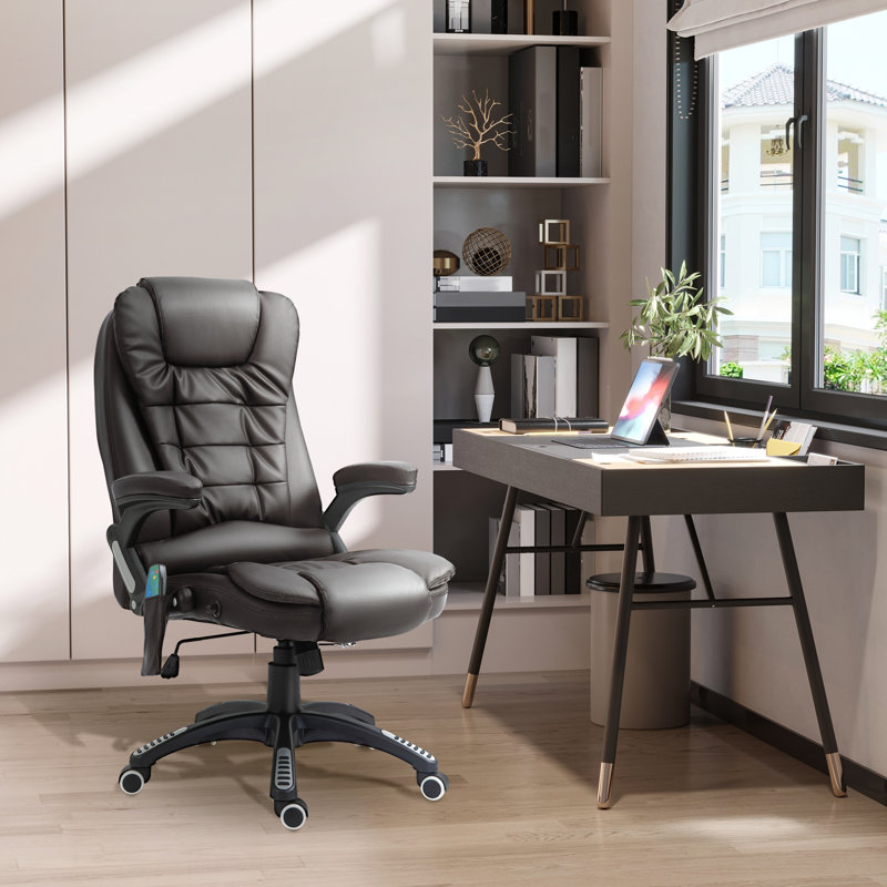 Executive Chair with Headrest, Brown