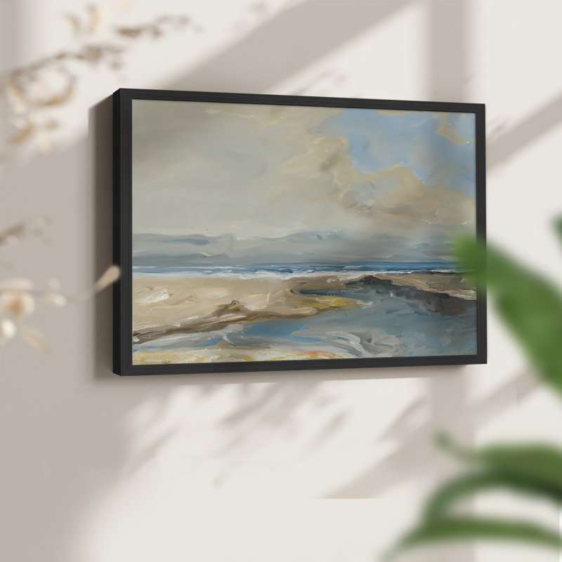 Lincoln Beach - Reproduction encadrée - Restickable, H 11 po x l 14 po, Noir