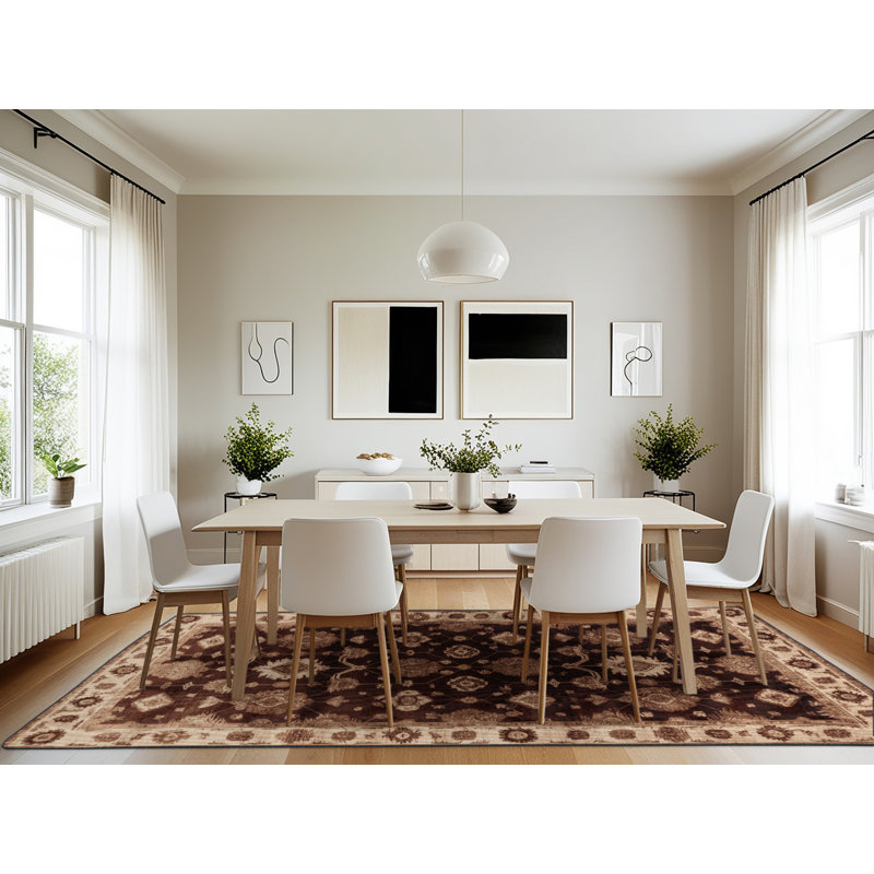 Tapis noir surteint lavable à la machine, Rectangulaire 7 pi x 10 pi