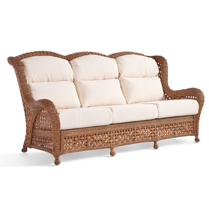 Julia Upholstered 79'' Sofa, Denine Greige Natural