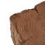 Amira Outdoor And Indoor Stump Shape MGO Side Table, Brown Finish