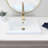 STYLISH Horizon Classy 20-1/4"L White Rectangular Drop-in Bathroom Sink