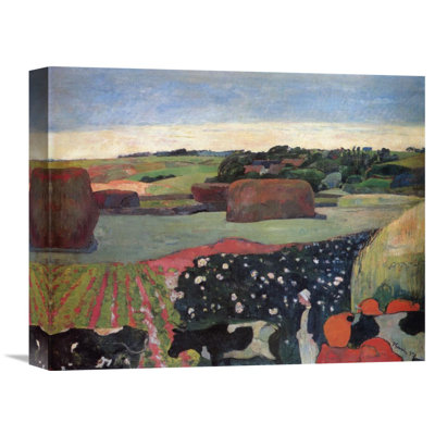 " Haystacks In Brittany " by Paul Gauguin