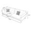 Causeuse-coussin standard en cuir véritable vert-1167031084