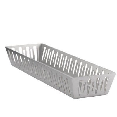 Narrow Rectangle Stainless Steel Basket