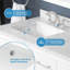 Ensemble de meuble-lavabo double 60 po Athea-32080300