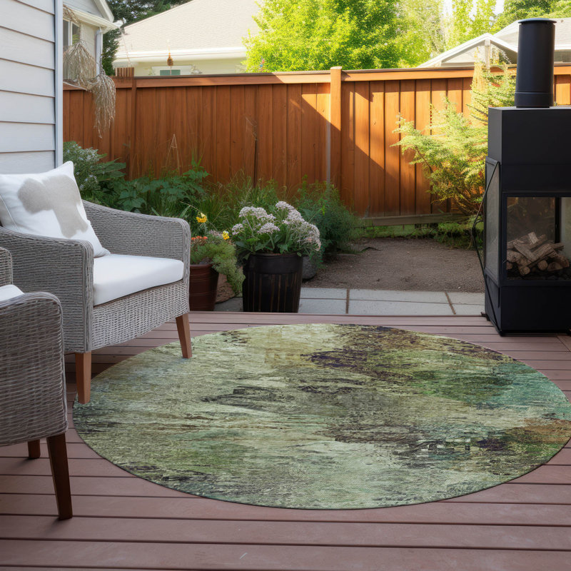 Tapis intérieur / extérieur Decicco, Rond 8 pi