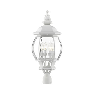 Tête de lanterne d'extérieur 4 lumières H 26,5 po Alaula