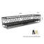 Destinnie Wine Bottle & Glass Rack Black