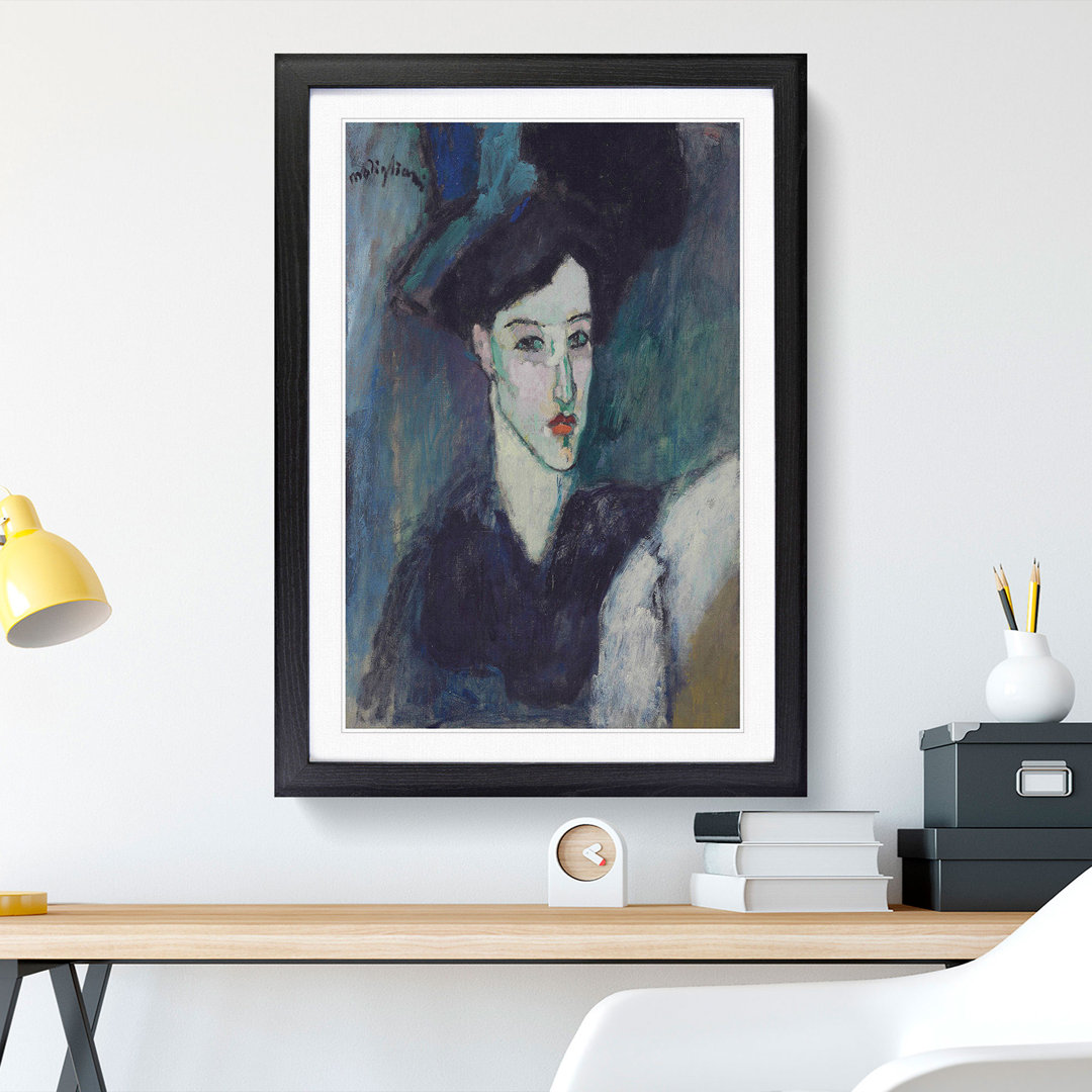 The Jewess by Amedeo Modigliani - Picture Frame Painting
