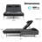 Outdoor Wicker Double Chaise Lounge Poolside Daybed for 2, Patio Sun Lounger with Cushions and 6-Position Adjustable Backrests-122639383