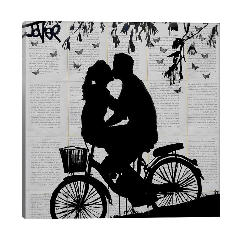 A Little Love And Adventure by Loui Jover - Wrapped Canvas Print, 66.04 cm H x 66.04 cm W x 1.91 cm D