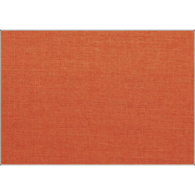 Revêtement en tissu d'ameublement en bois d'hévéa massif de 1 pièce Modern Home Furniture, Orange
