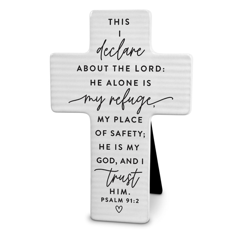 Table de table Cross Hold Hope Refuge