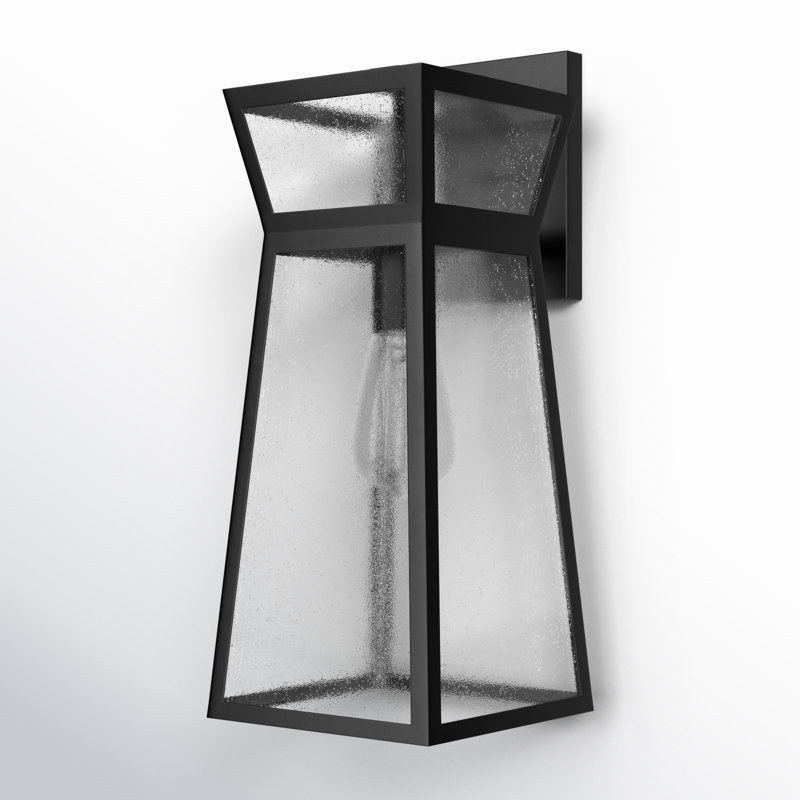 Millford 1-Light Emie in Matte Black, 18.75" H x 7.5" W x 9" D