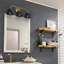 Meuble-lavabo 3 lumières Lesniak en laiton moderne-761119117