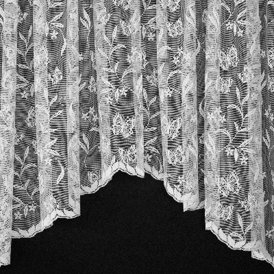 Barretti Semi Sheer Curtain Single Panel